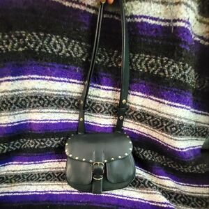 Rebecca Minkoff black leather studded purse